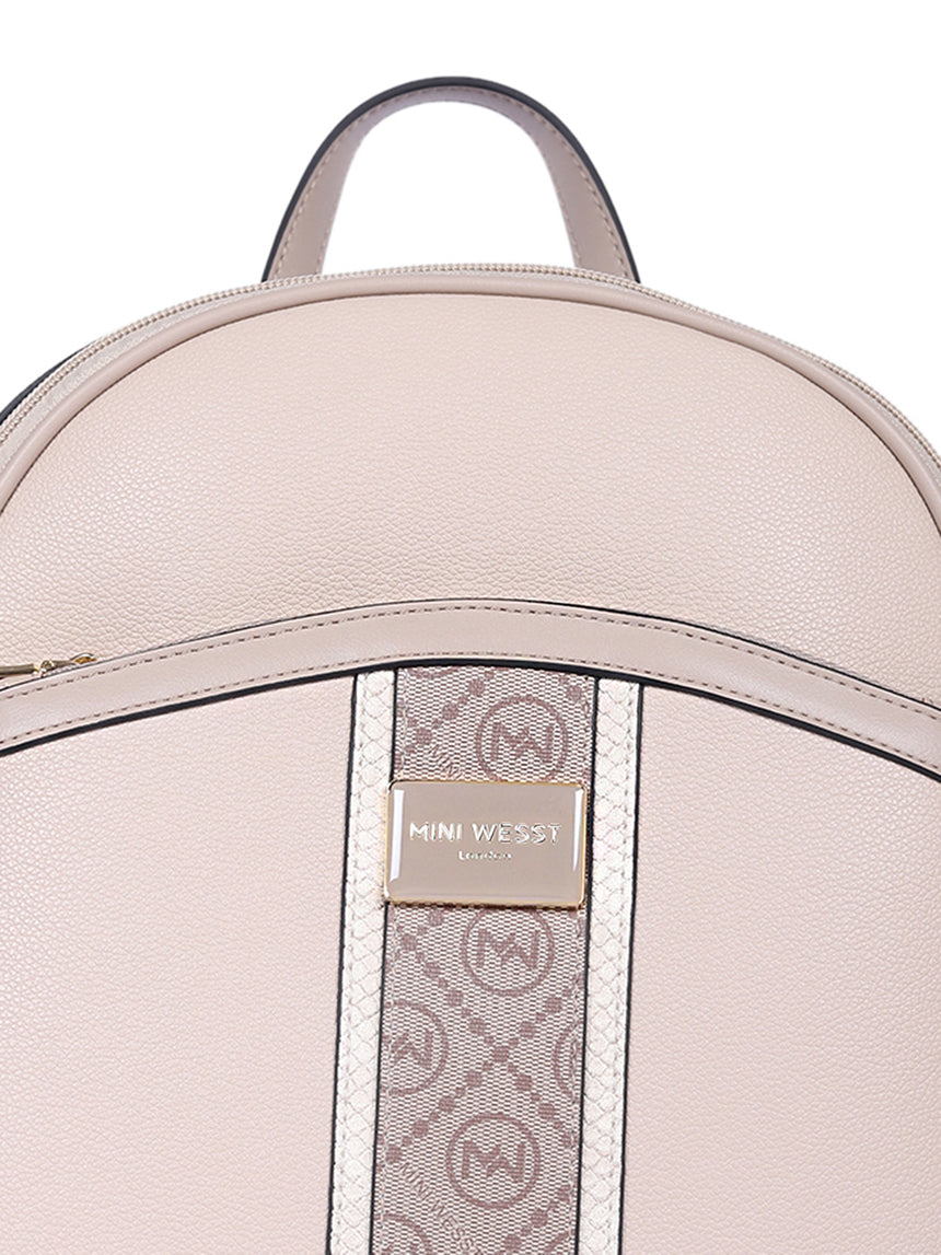 Noha Luxury Beige London Backpack