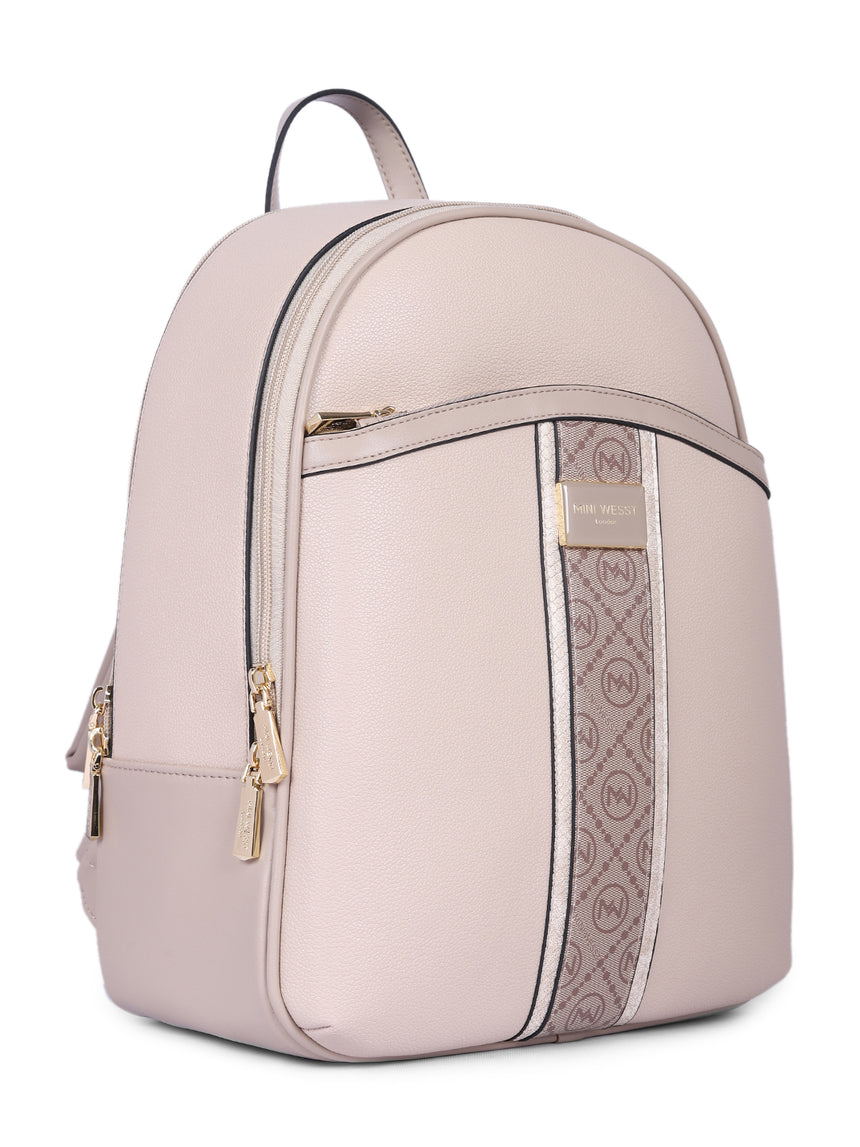 Noha Luxury Beige London Backpack