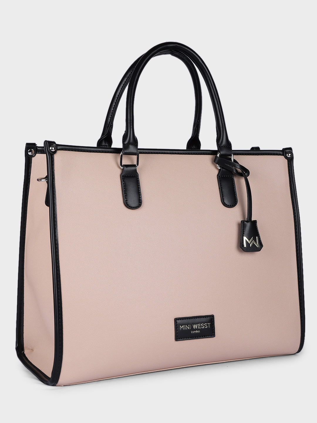 TIMES SQUARE LUXURY BEIGE TOTE
