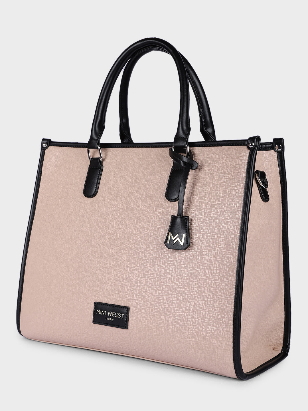 TIMES SQUARE LUXURY BEIGE TOTE