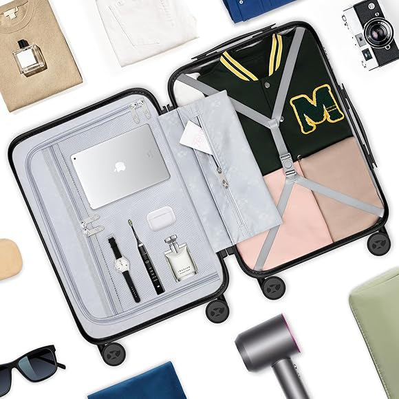 Marvel Check In Black Medium Luggage