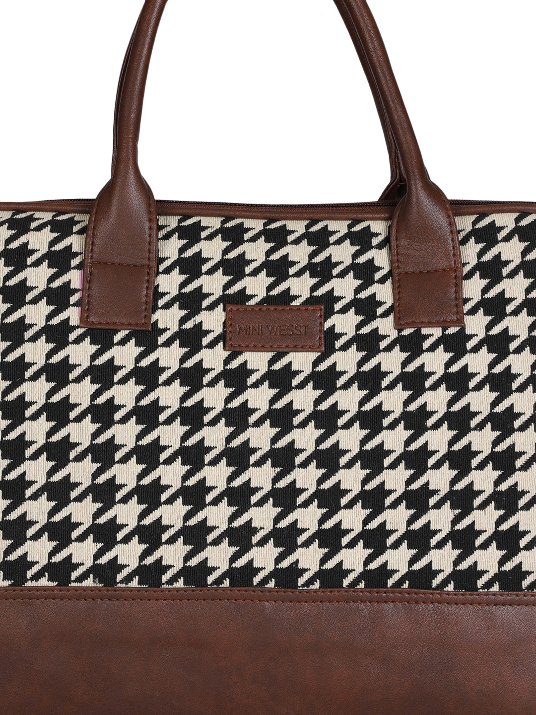 Houndstooth Laptop Bag