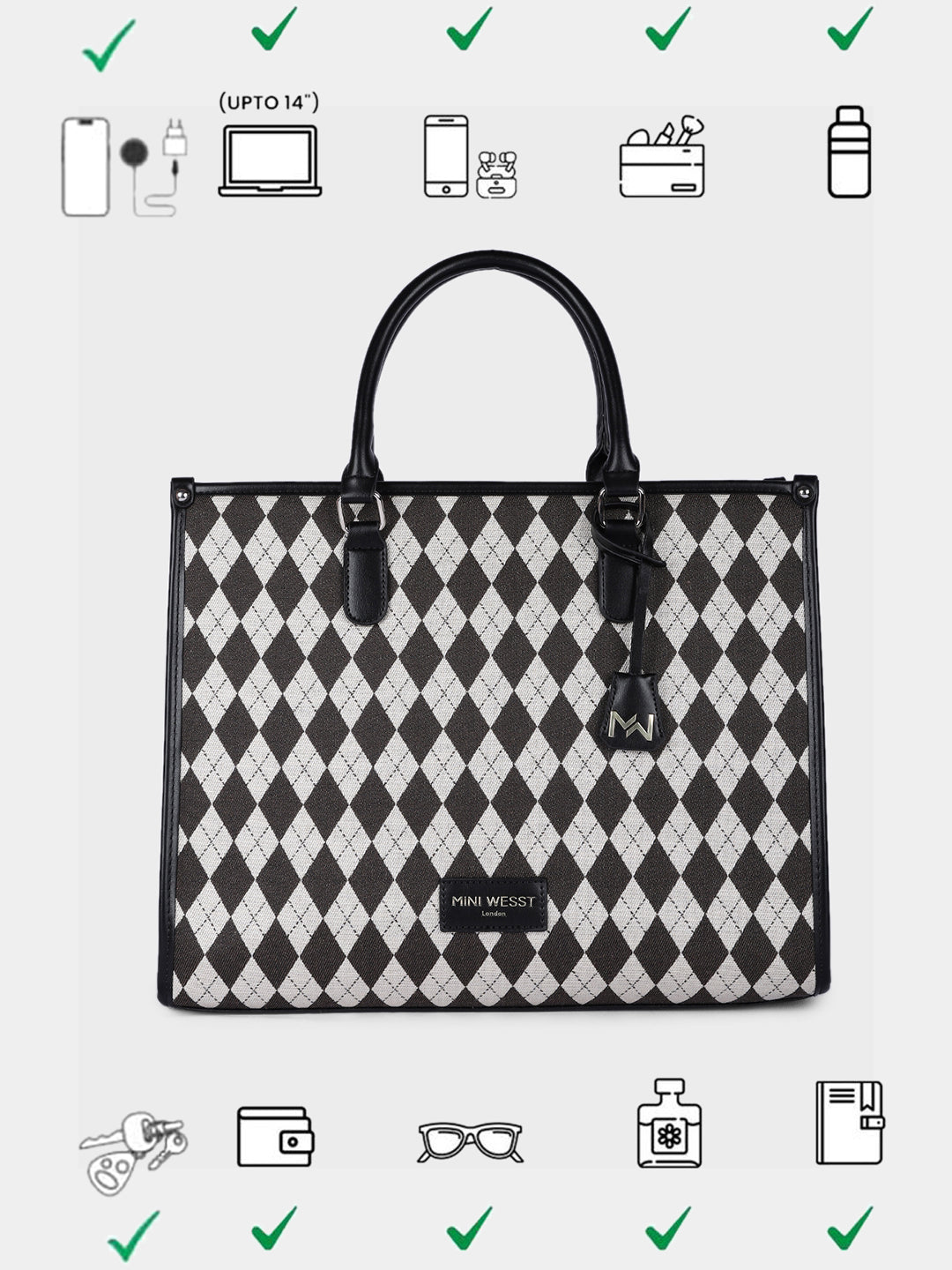 TIMES SQUARE LUXURY TOTE