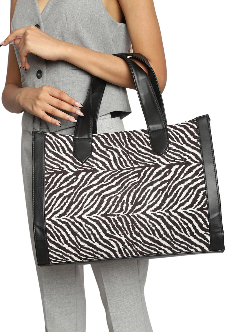 Manhattan Zebra Tote Bag