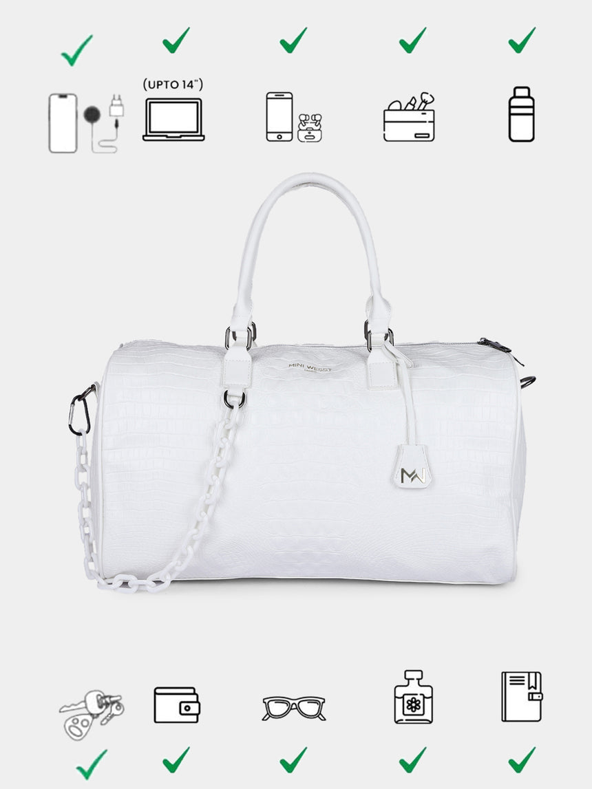 Soho Classic White Duffle