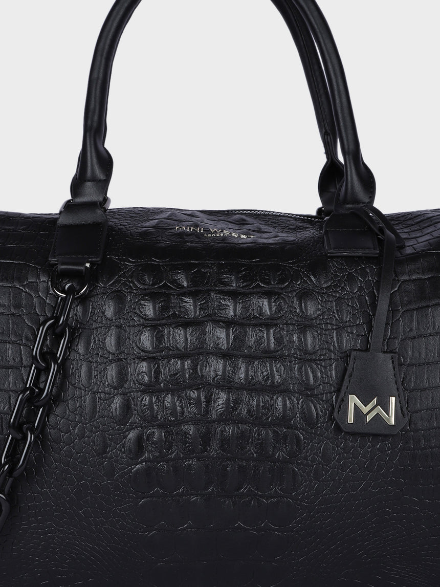 Soho Classic Black Duffle