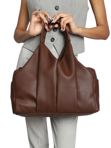 Charlotte Brown Hobo Bag