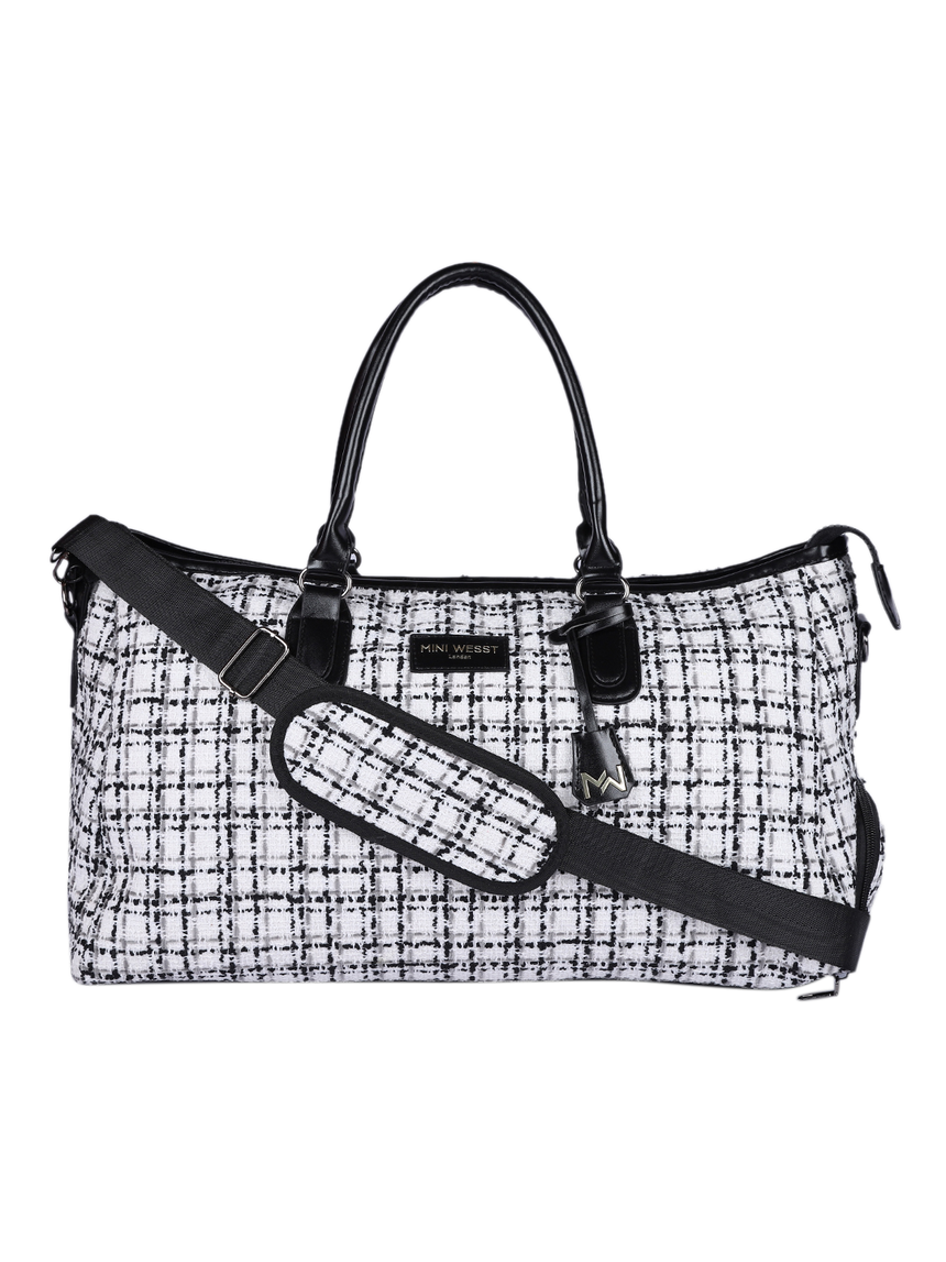 Wall Street White London Duffle Bag