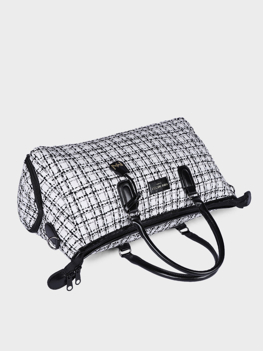 Wall Street White London Duffle Bag