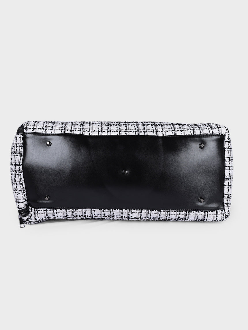 Wall Street White London Duffle Bag