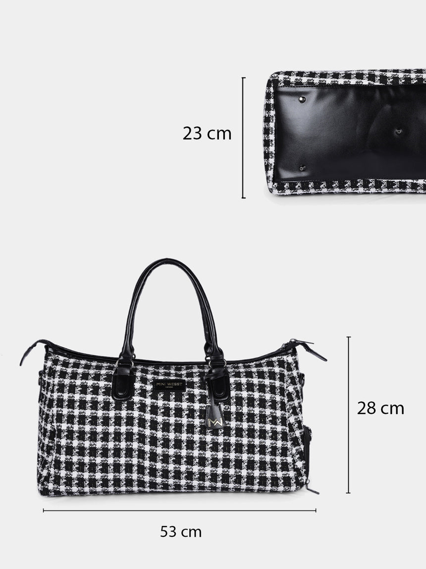 Wall Street Black London Duffle Bag