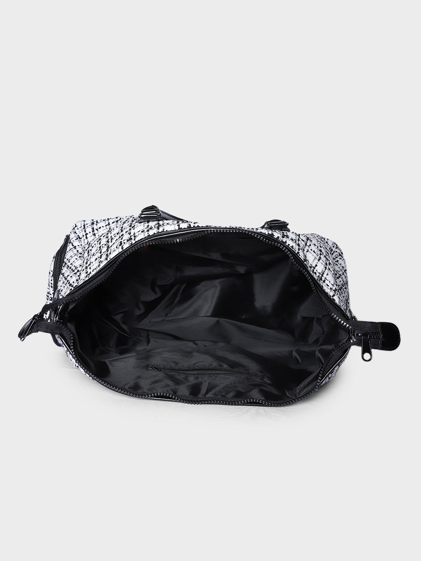 Wall Street White London Duffle Bag