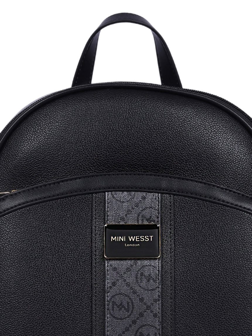 Noha Luxury Black London Backpack