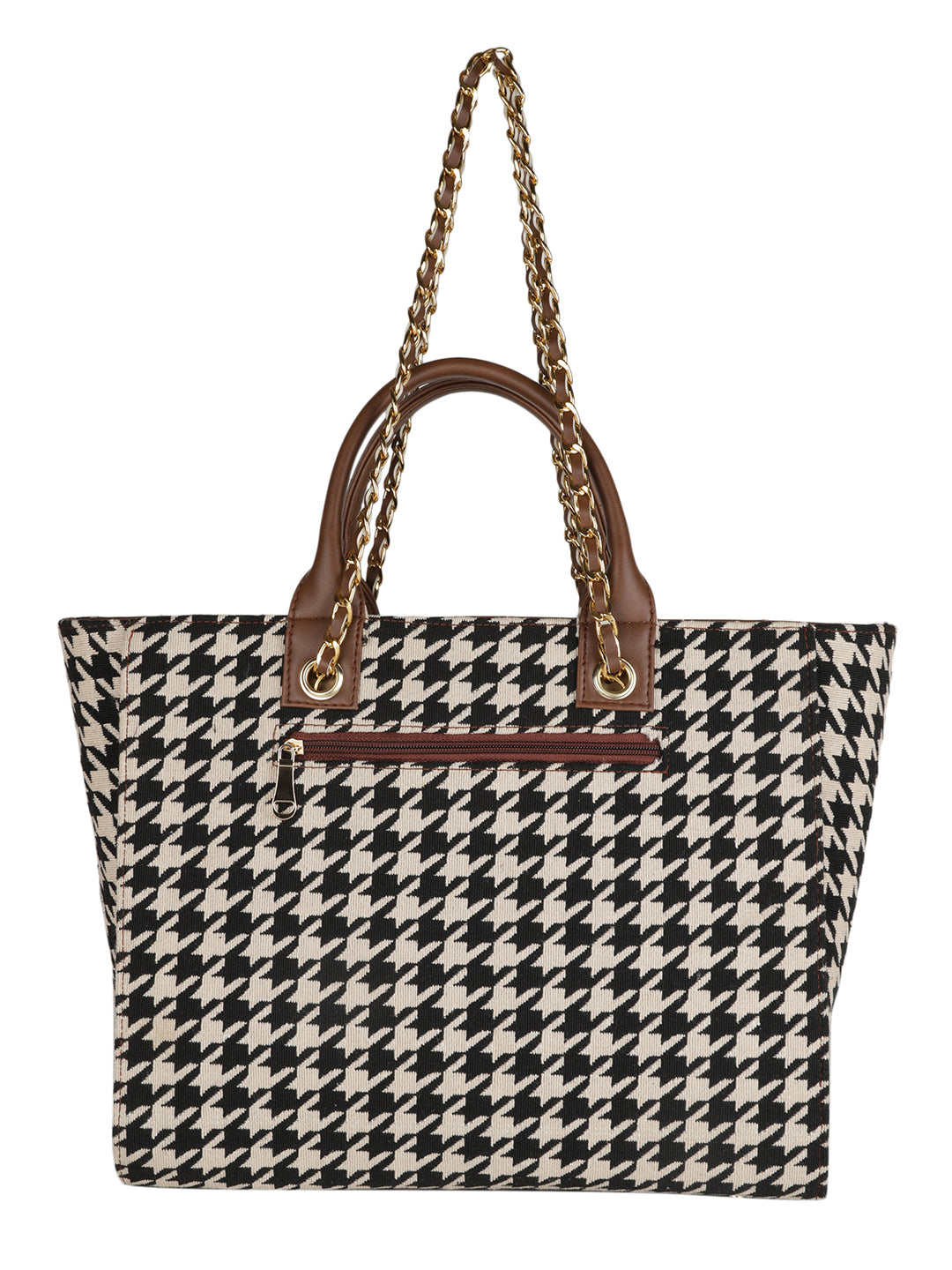 Houndstooth Tote Bag