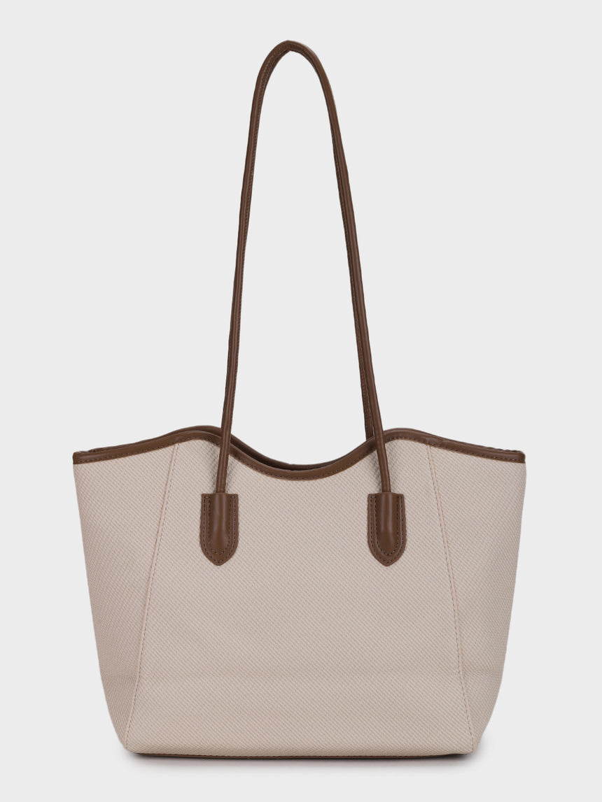 Mw Teds Off-White Tote Bag