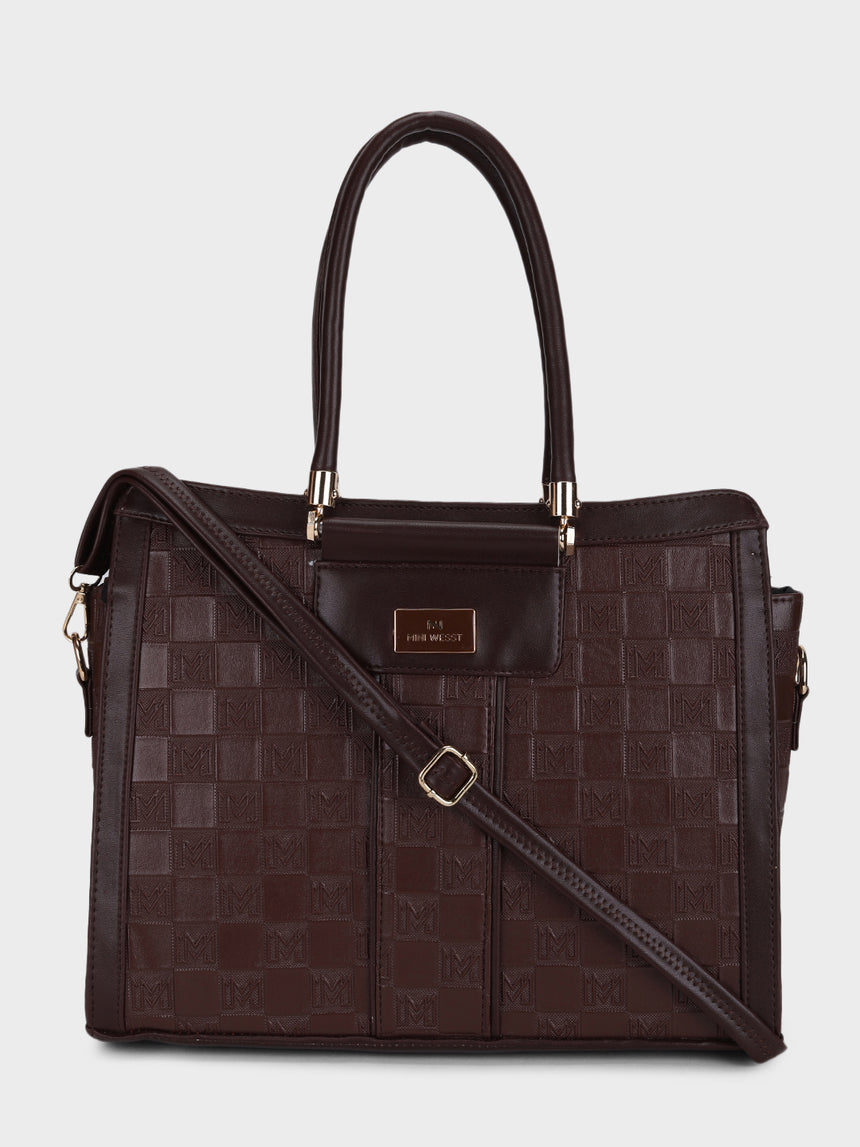 Veronica Mw Brown Tote Bag