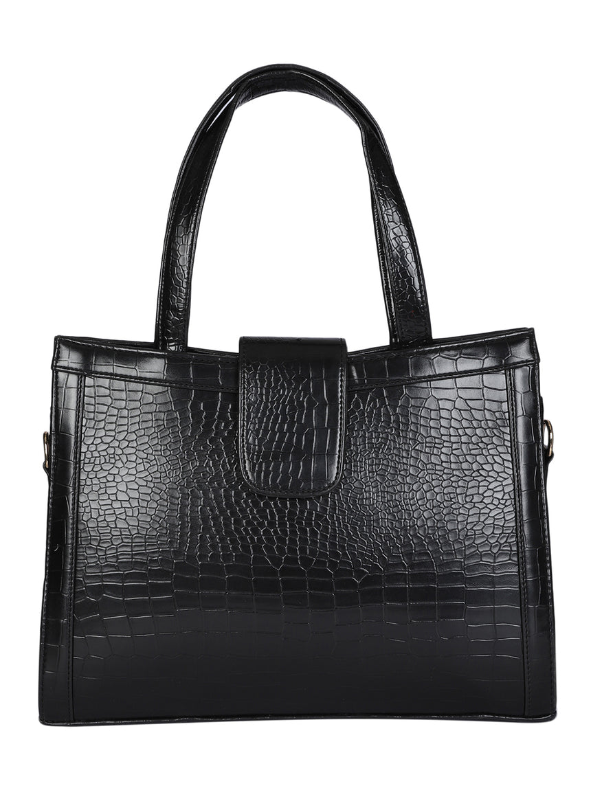 Mrs. Gavin Signature Black Hand Bag