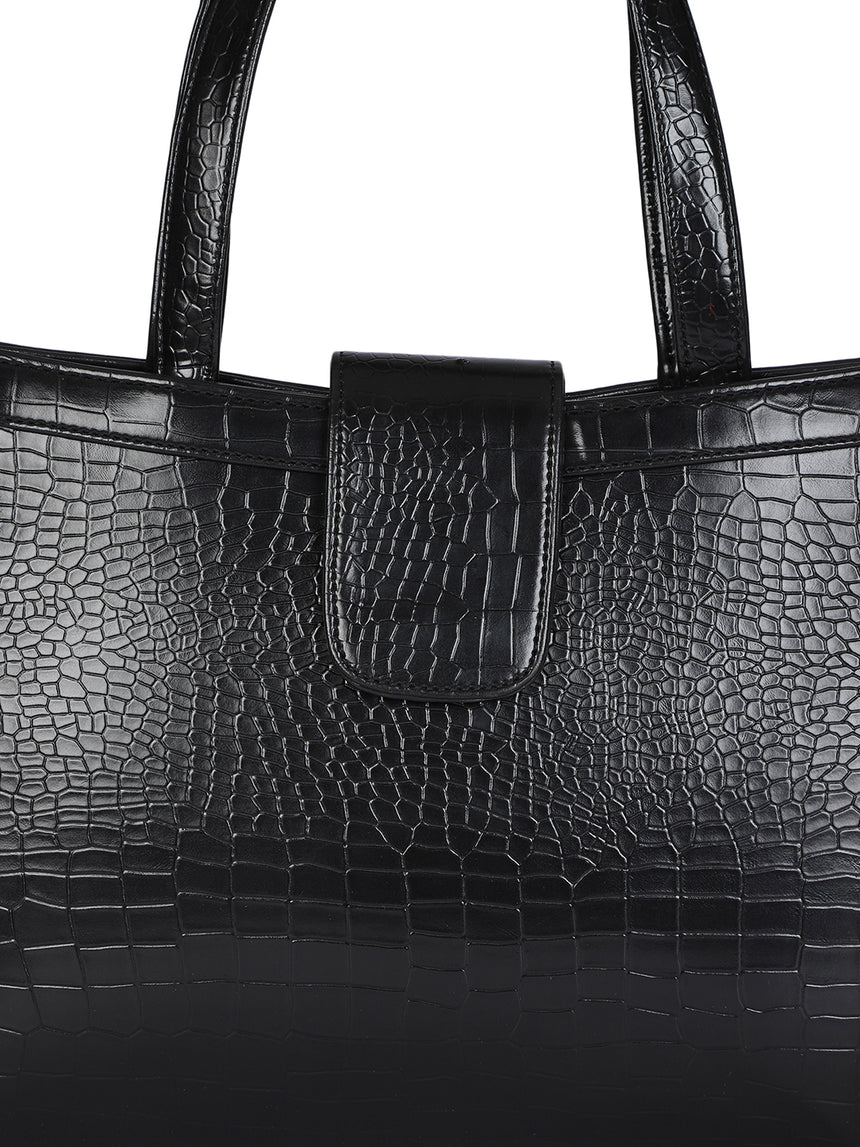 Mrs. Gavin Signature Black Hand Bag
