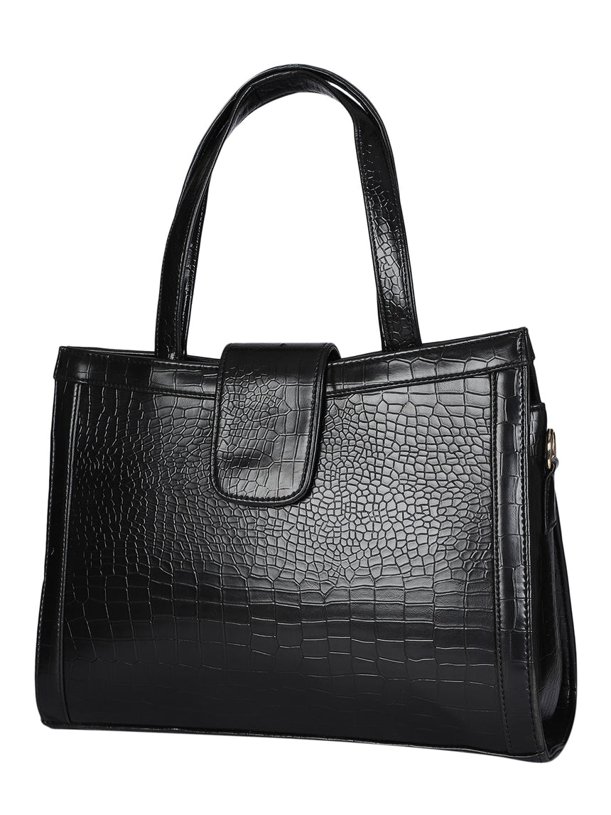 Mrs. Gavin Signature Black Hand Bag