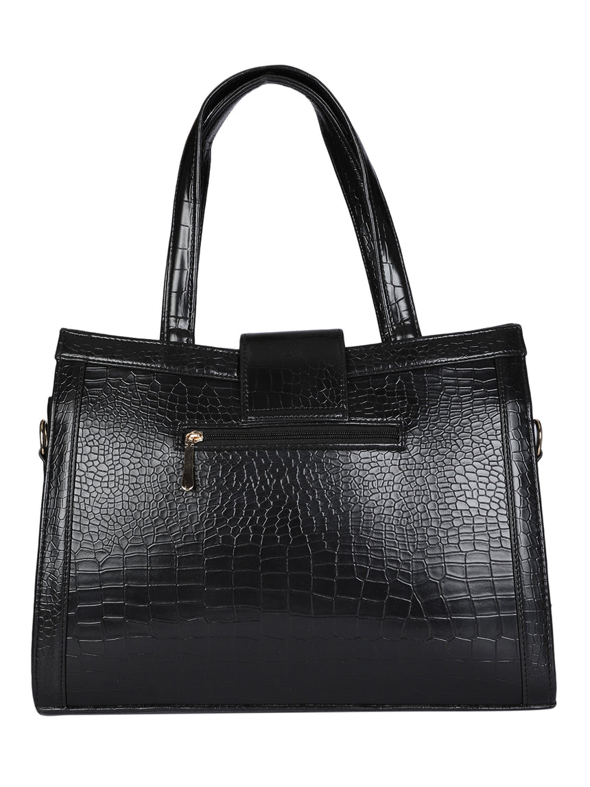 Mrs. Gavin Signature Black Hand Bag