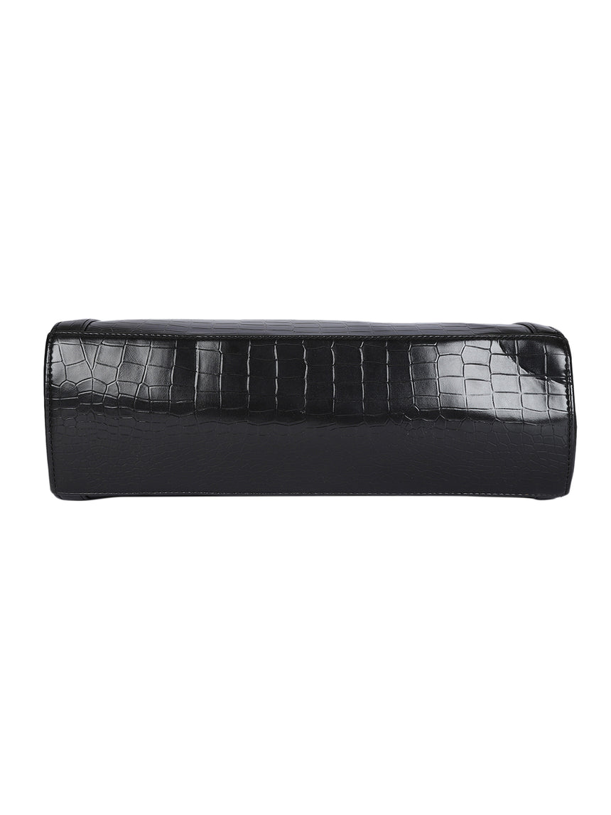 Mrs. Gavin Signature Black Hand Bag