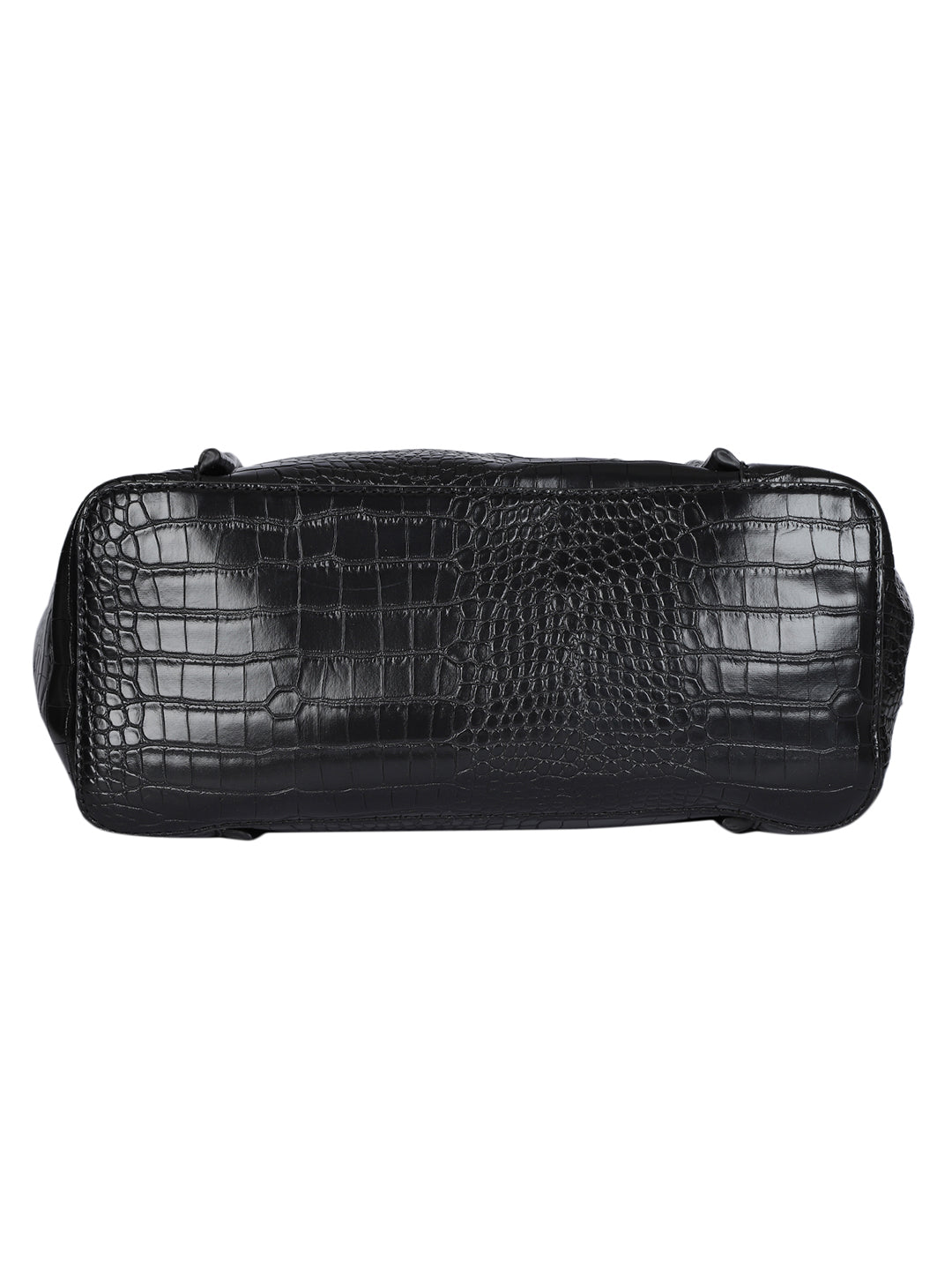 Castle Black Tote Bag With Pouch