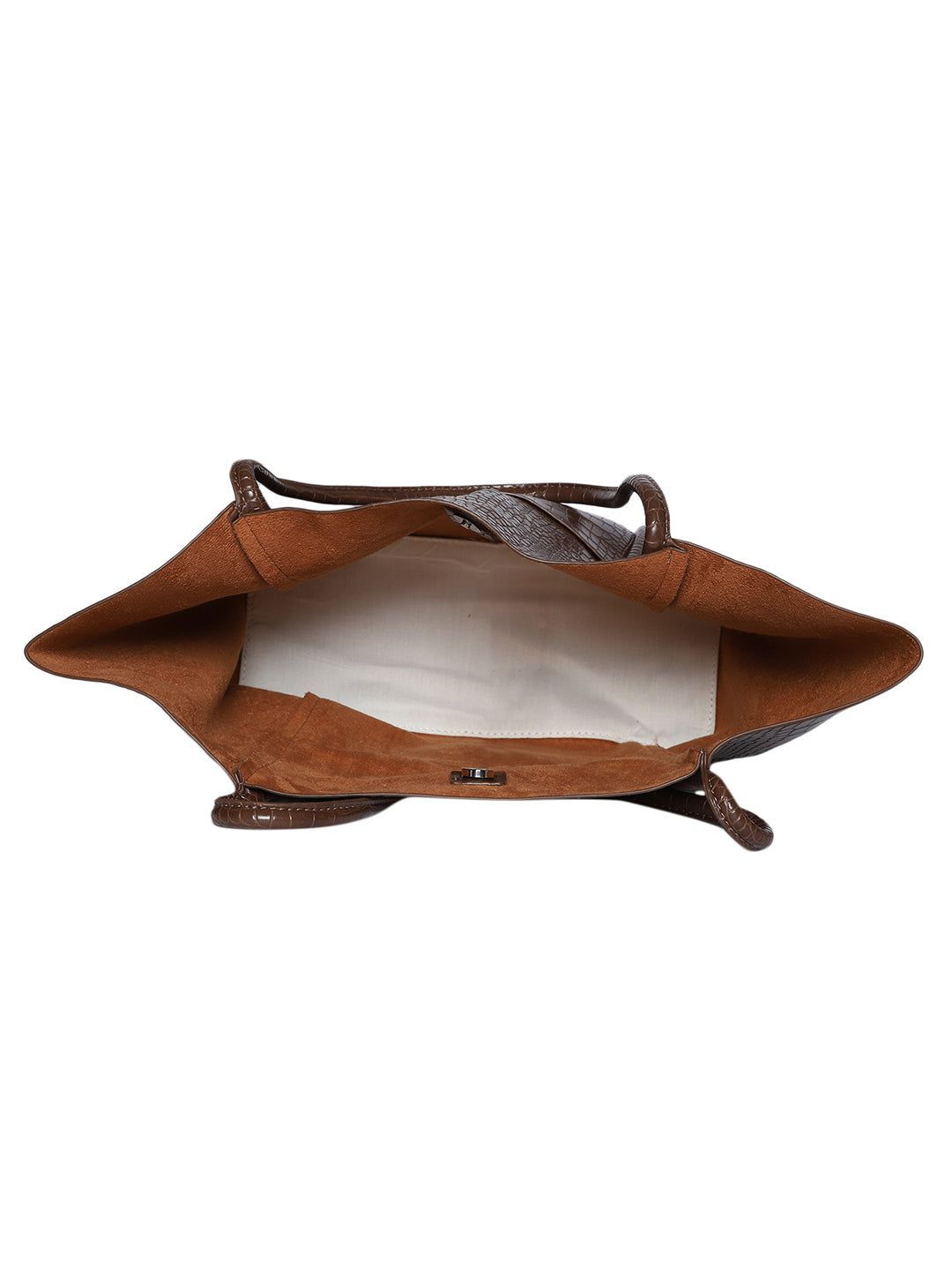 Castle Brown Tote Bag With Pouch