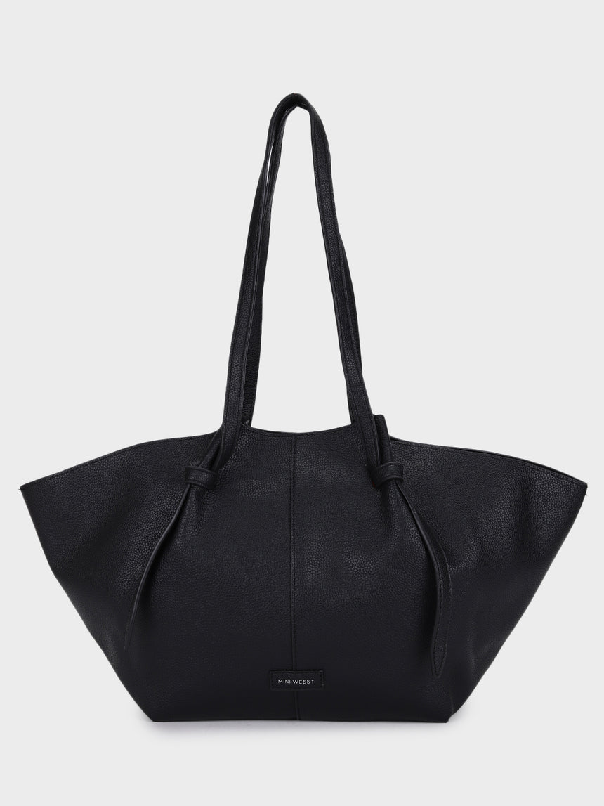 Daisy Black Totebag
