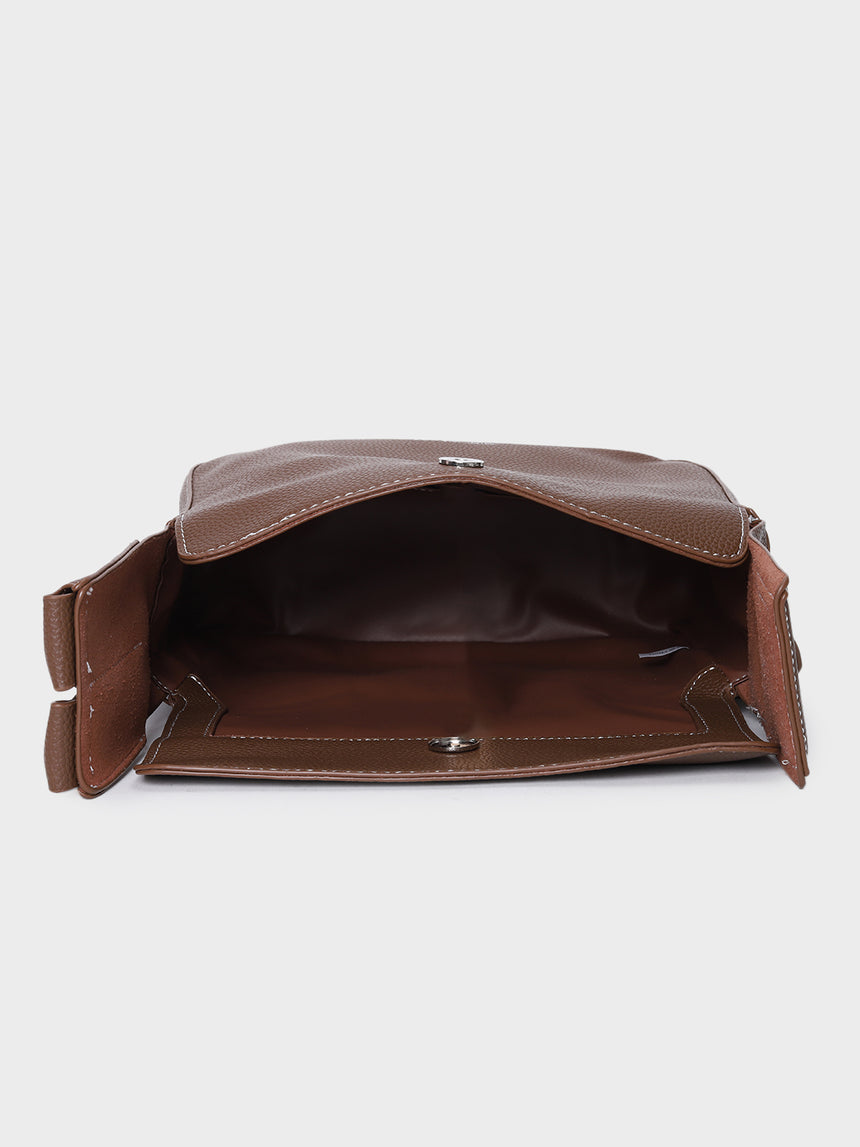 Leia Brown Sling Bag