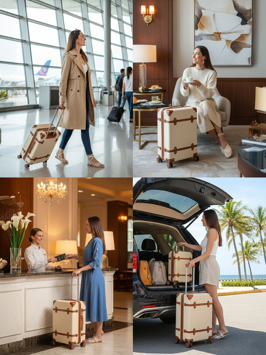 EMILY IN PARIS SET OF 3 LUGGAGE