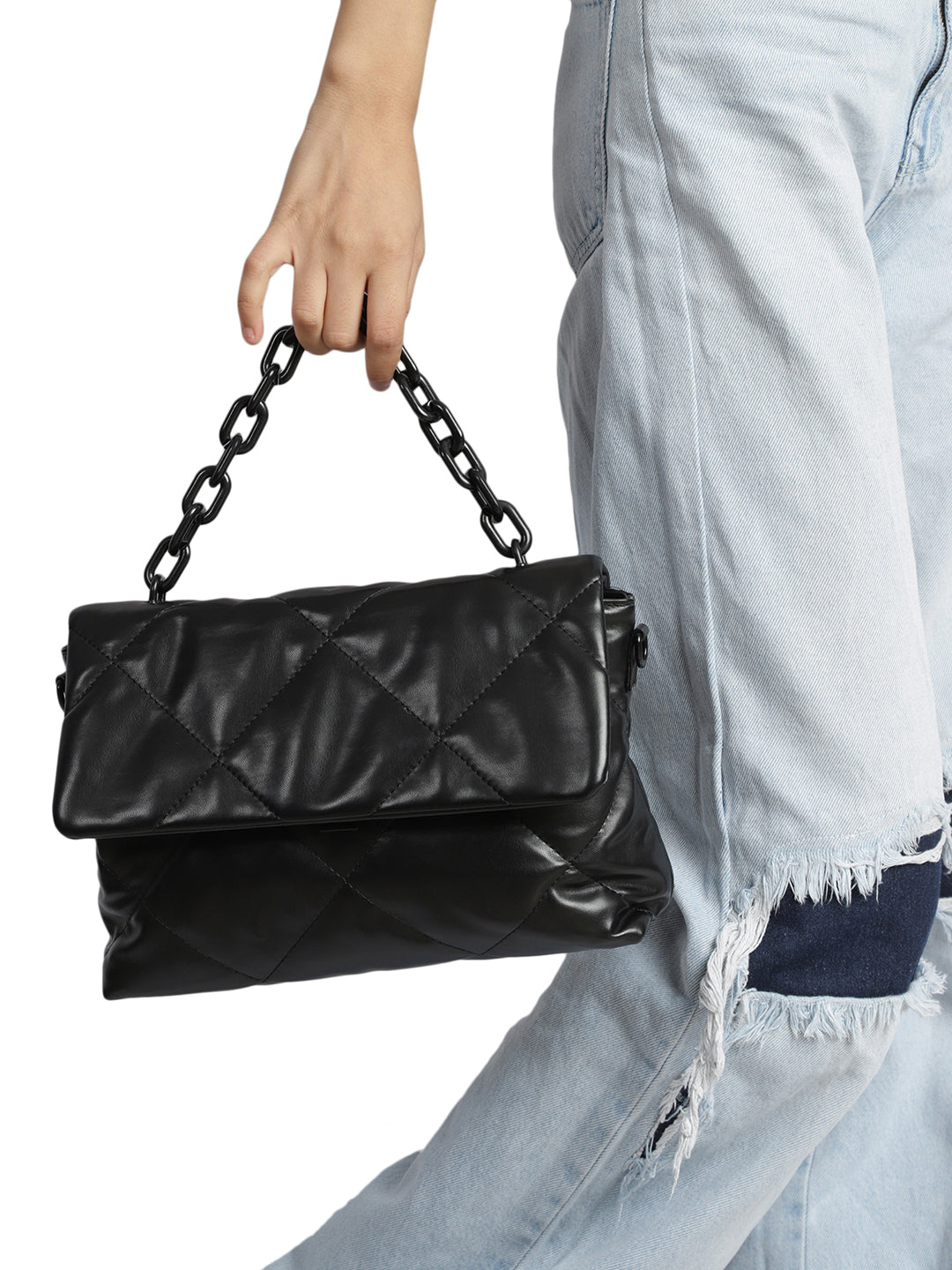 Casual Solid Sling Bag