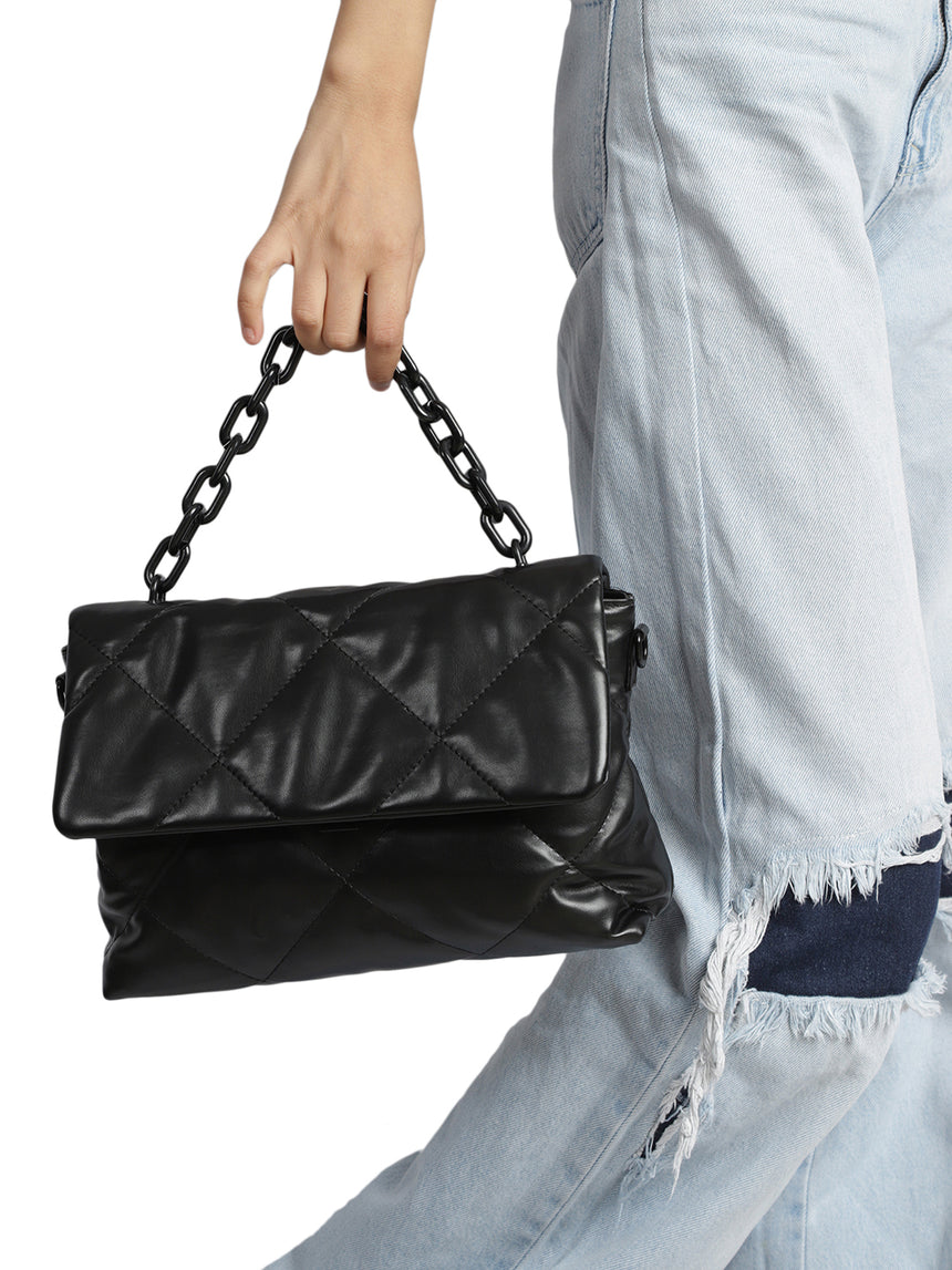Casual Solid Sling Bag
