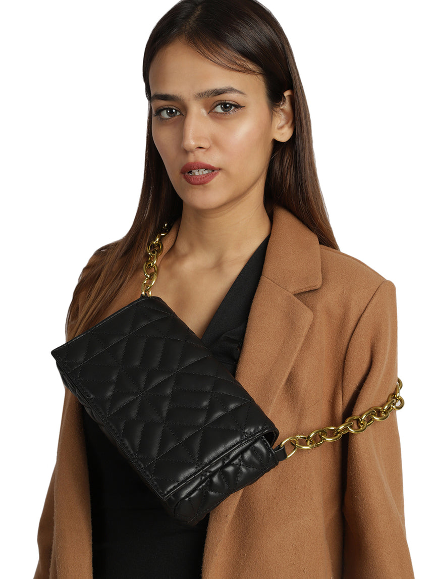 Casual Solid Shoulder Bag