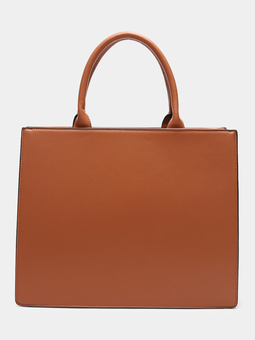 Broadway Luxe White London Tote