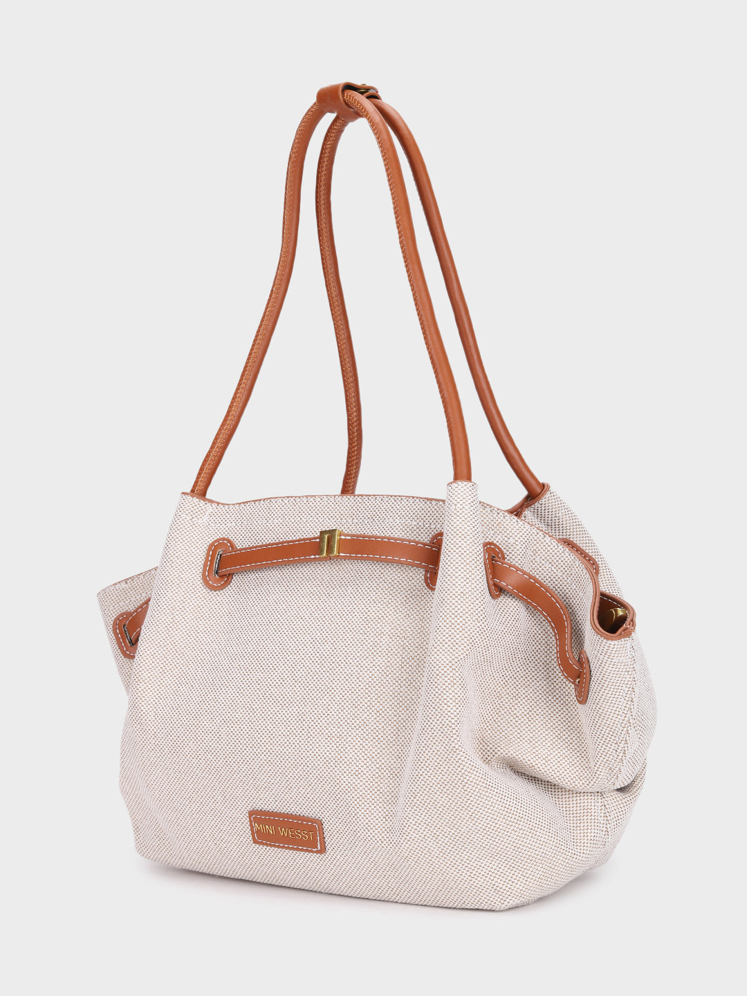 Khaki Hana Tote Bag