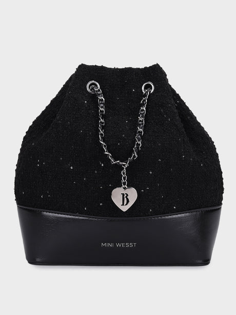 Temu Black Sling Bag