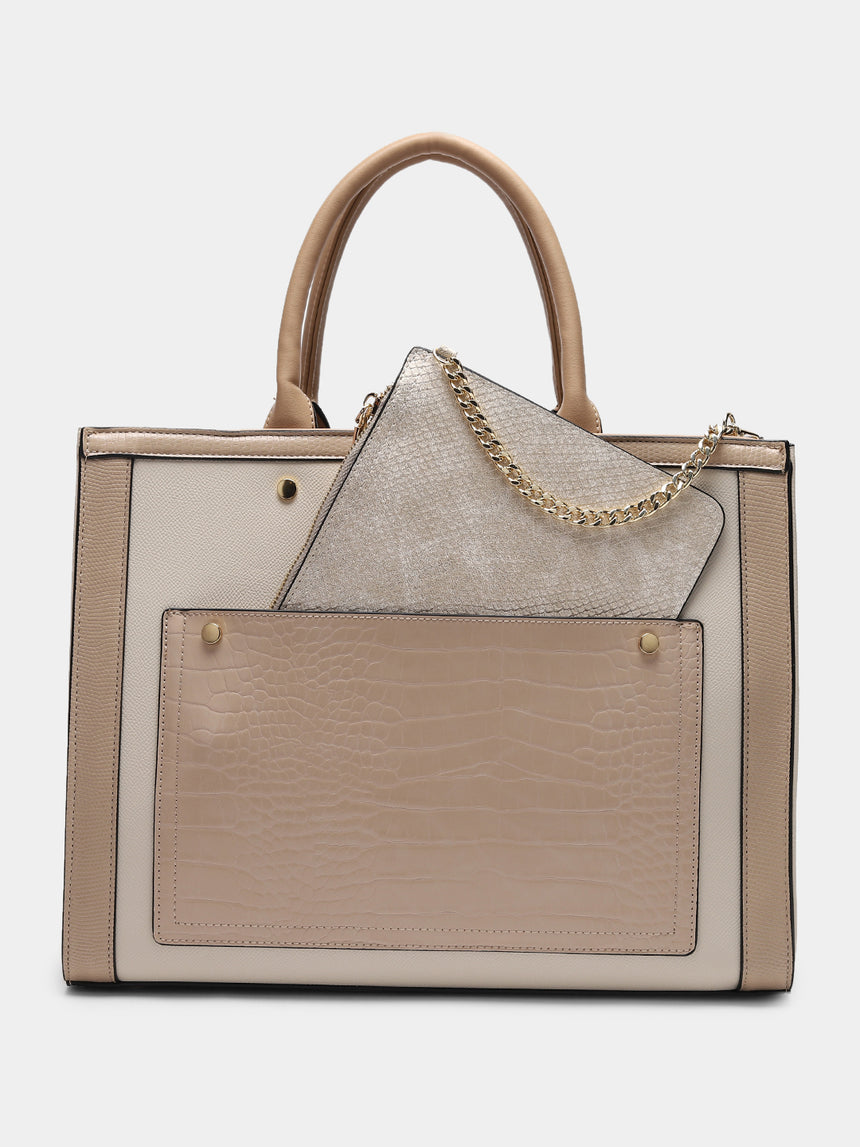 WESTMINSTER LUXURY BEIGE HANDBAG