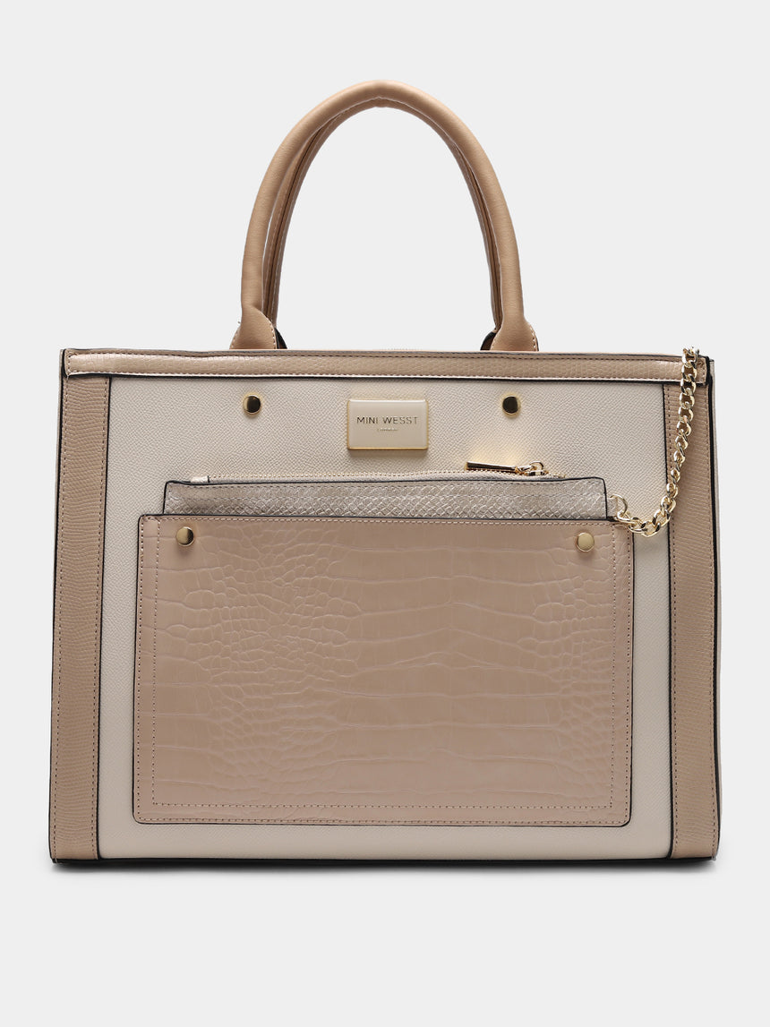 WESTMINSTER LUXURY BEIGE HANDBAG