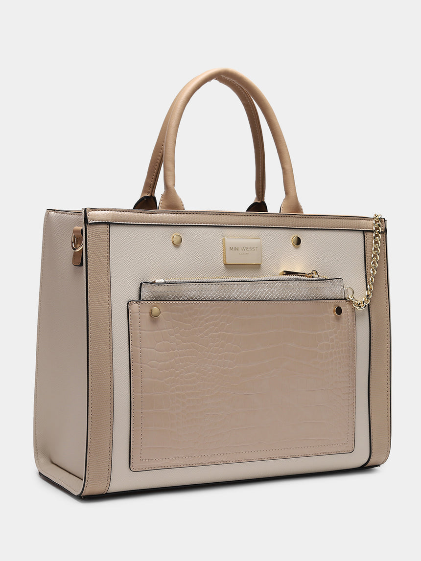 WESTMINSTER LUXURY BEIGE HANDBAG