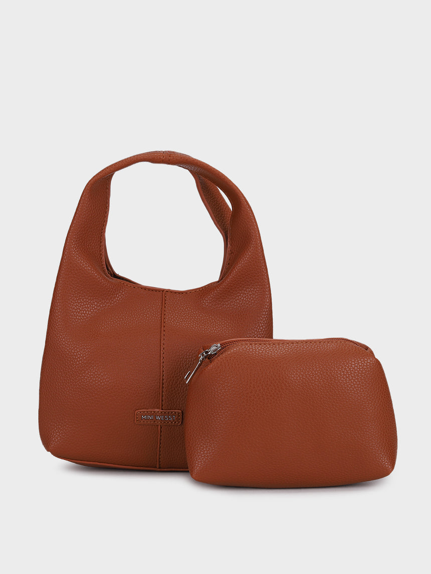 Brown Hilary Bucket Sling Bag