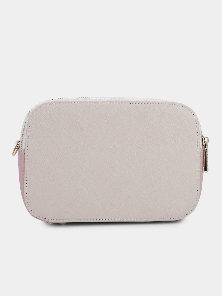 Uptown Luxe Beige Crossbody