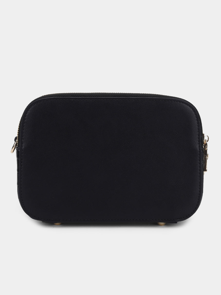 Uptown Luxe Black Crossbody