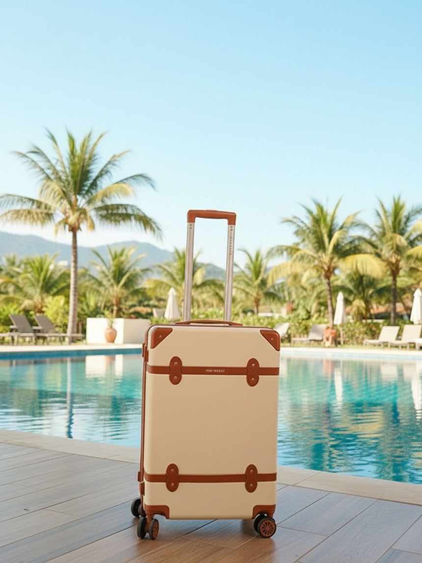 Emily In Paris Cabin Beige Small Luggage