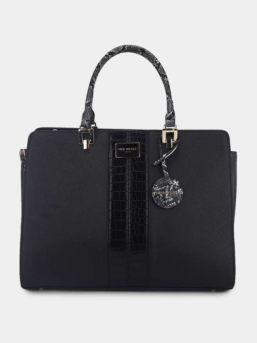 Moscow Luxe Black London Tote