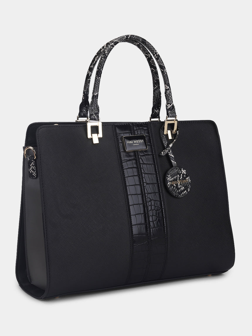 Moscow Luxe Black London Tote
