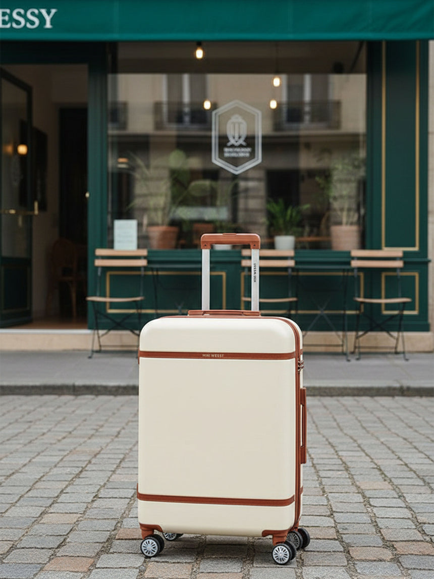 Wanderlust Check In Beige Medium Luggage