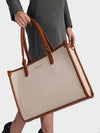 Beige Hannah Classic Tote Bag