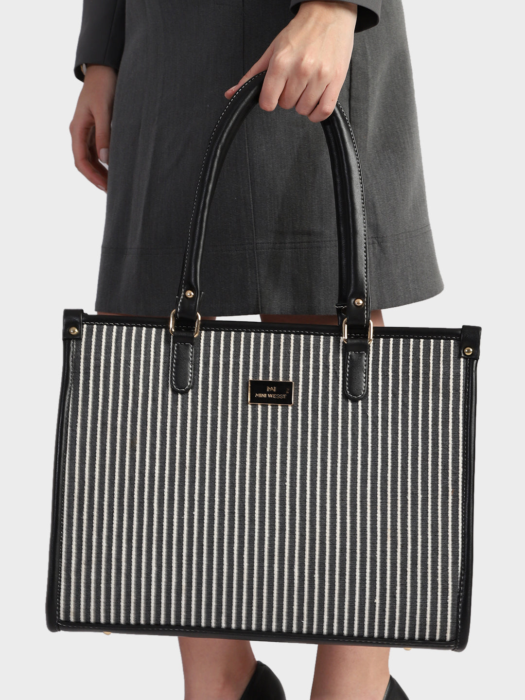 LEXI STRIPPED  TOTE BAG