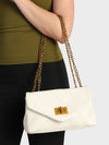 Elisa White Sling Bag