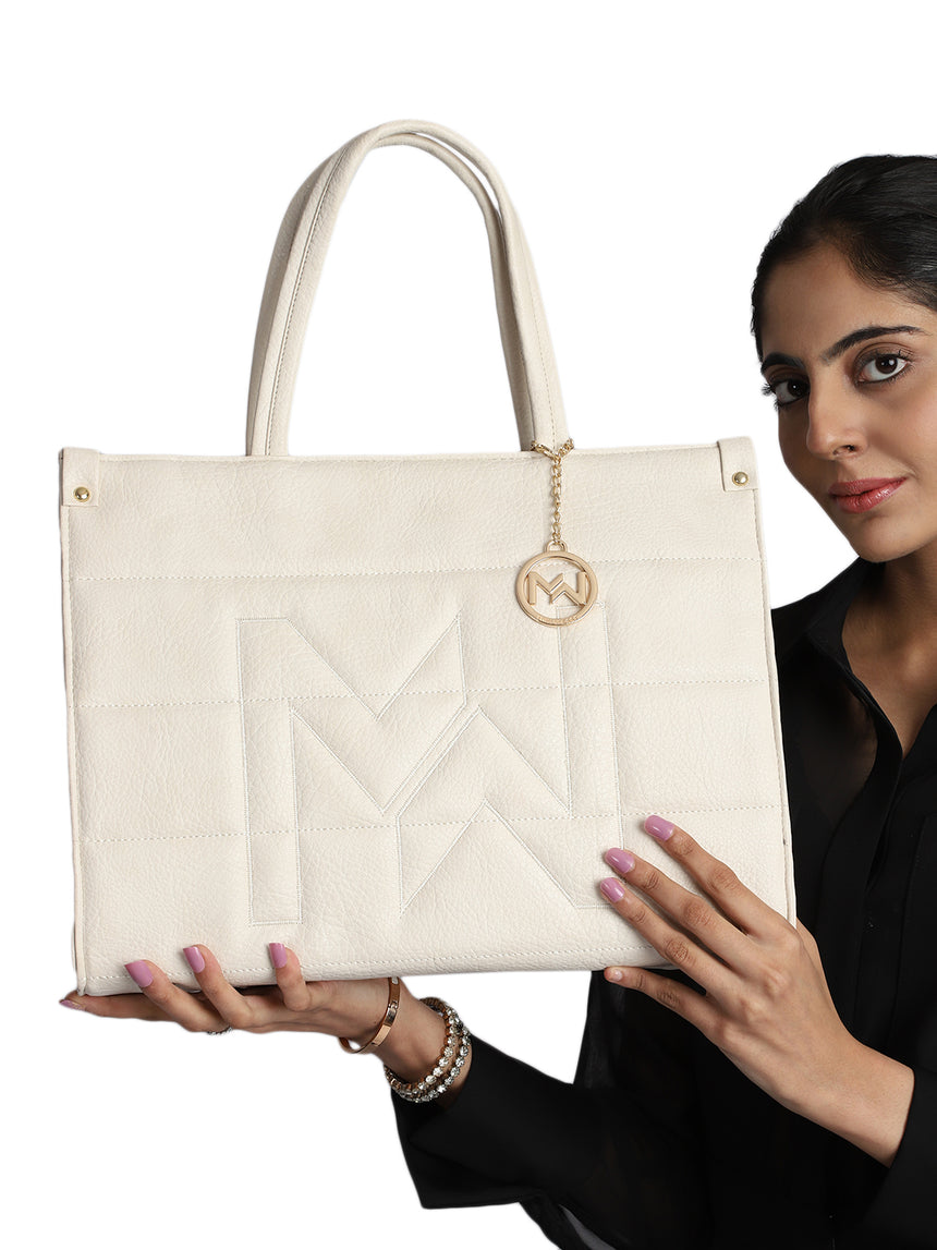 Melbourne White Tote